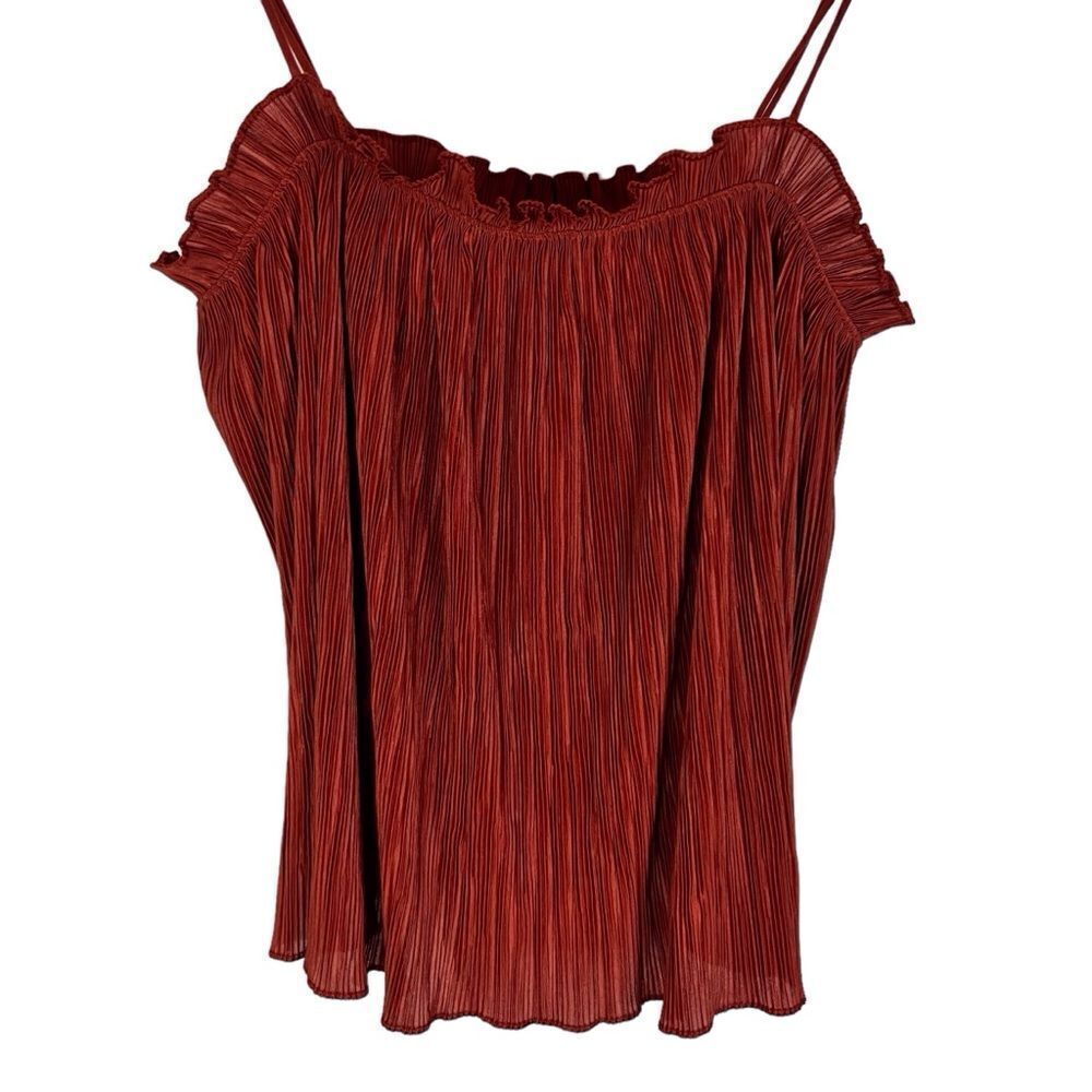 Madewell Camisole Rust Colored Light Weight Cropped Blouse Size XS